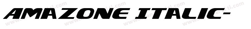 Amazone Italic字体转换